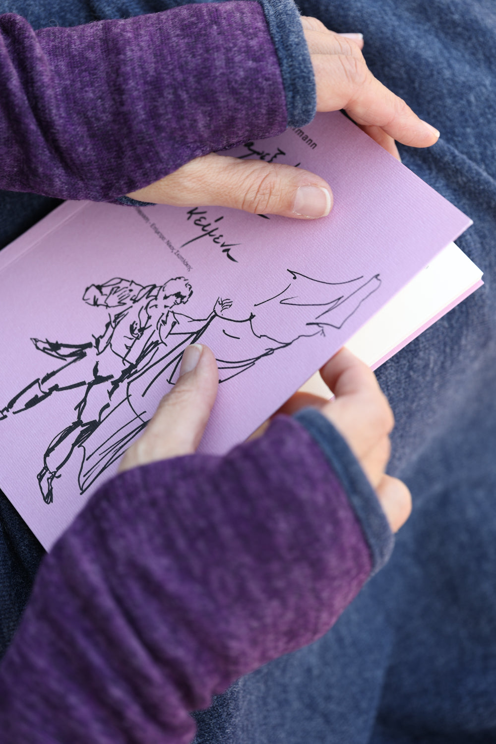 Arm Warmers - Γάντια χωρίς δάχτυλα, μωβ