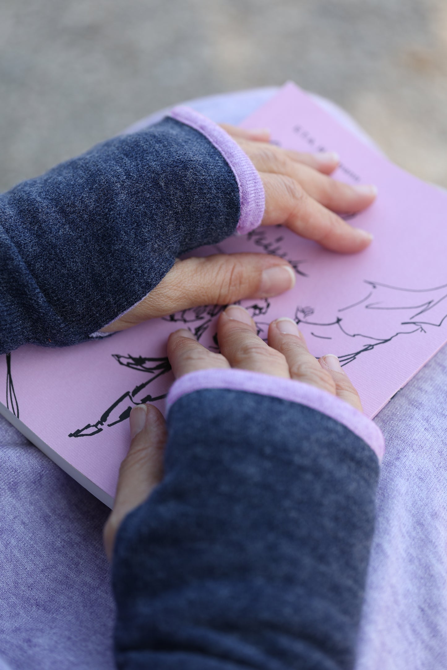 Arm Warmers - Γάντια χωρίς δάχτυλα, μπλε