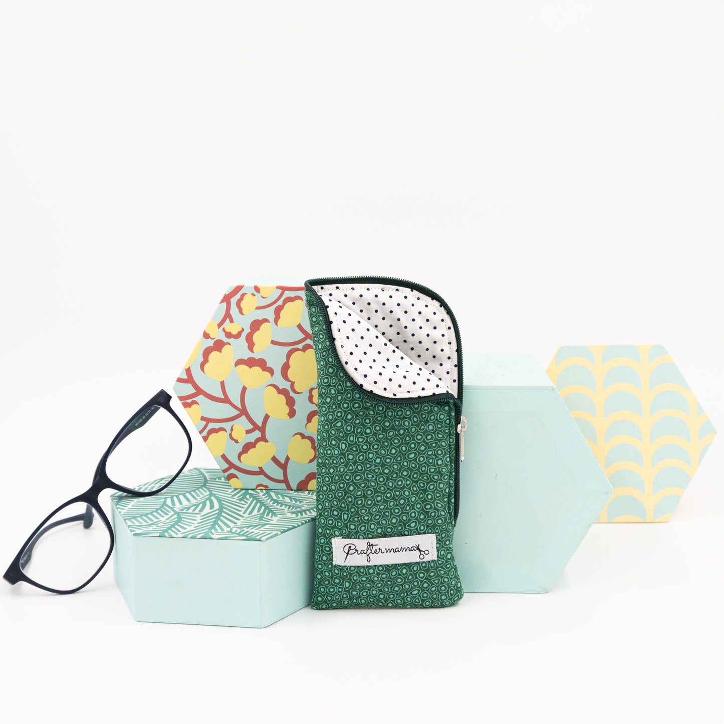 Θήκη γυαλιών πράσινη