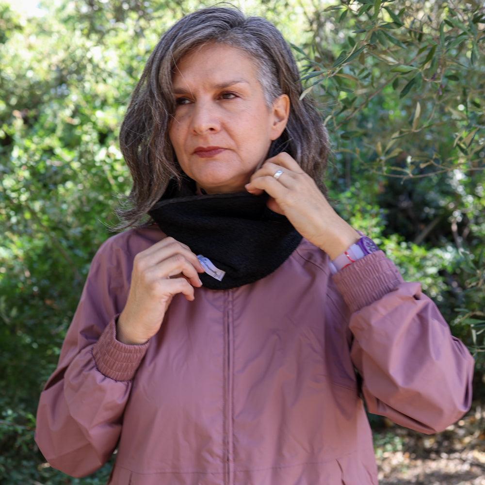 Κασκόλ λαιμού μαύρο