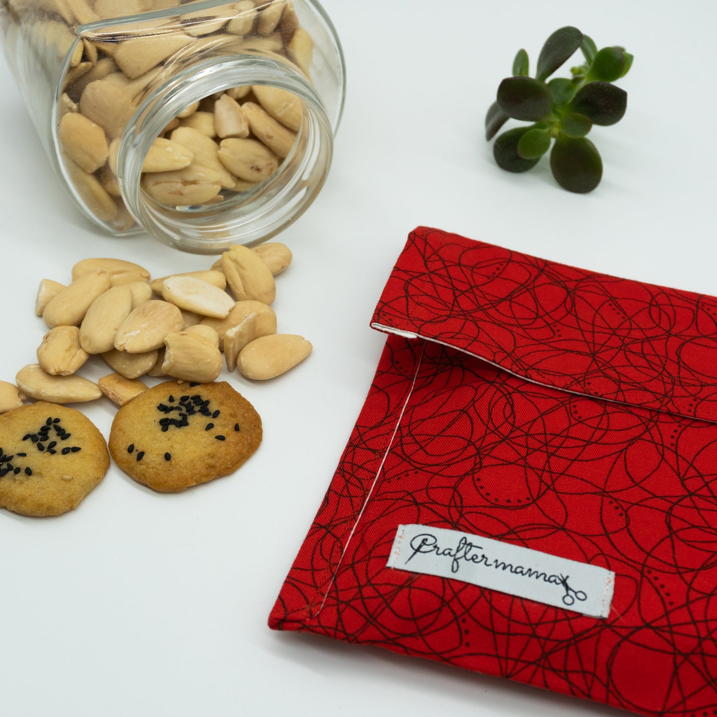 Τσαντάκι κολατσιού, κόκκινο