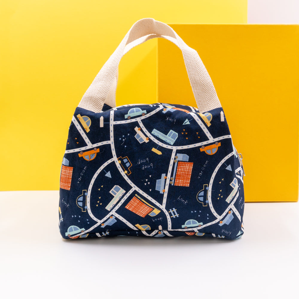 Τσαντάκι φαγητού με χερούλια και φερμουάρ, traffic