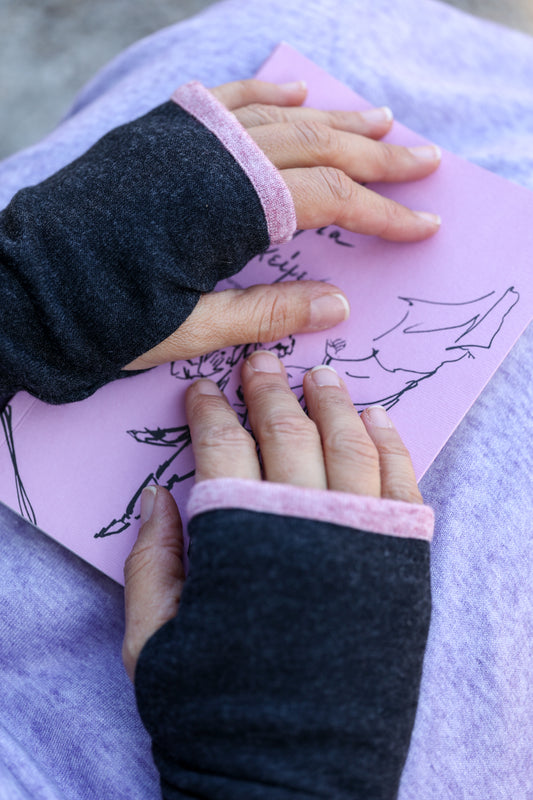 Arm Warmers - Γάντια χωρίς δάχτυλα, ανθρακί