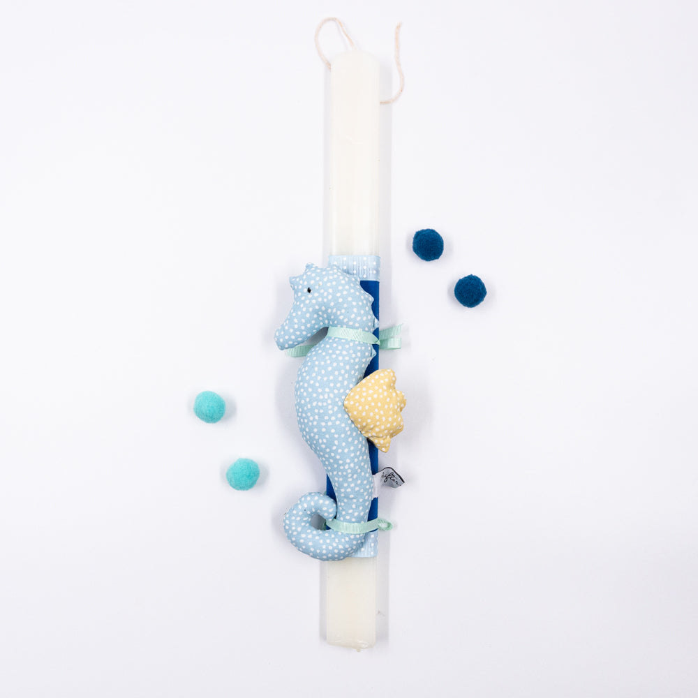 Λαμπάδα με ιππόκαμπο μαλακό παιχνίδι