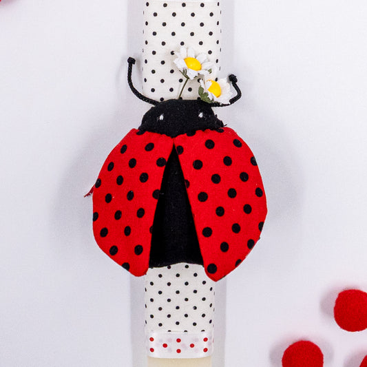 Λαμπάδα με πασχαλίτσα μαγνητάκι