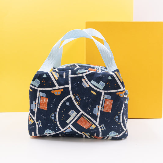 Τσαντάκι φαγητού με χερούλια και φερμουάρ, traffic