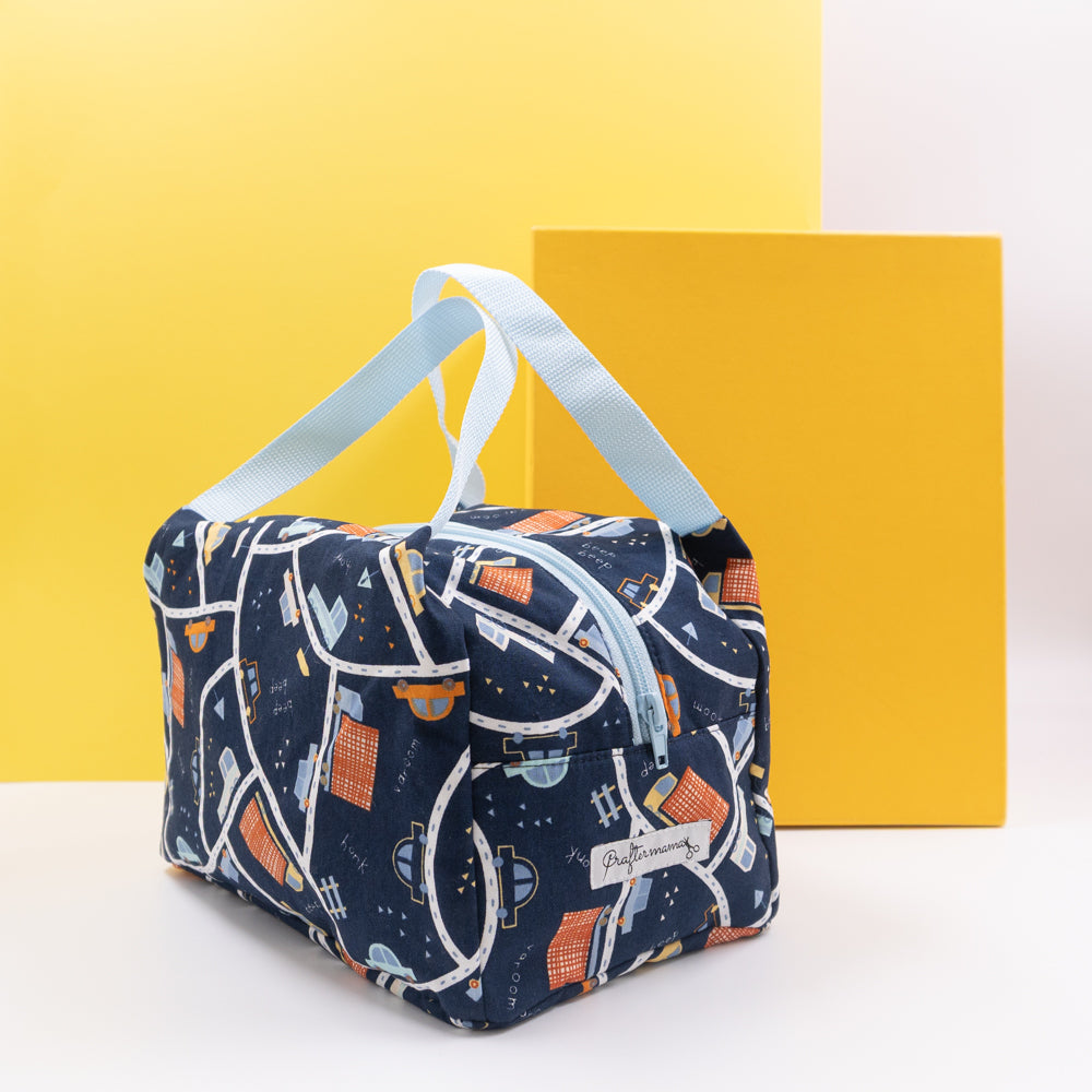 Τσαντάκι φαγητού με χερούλια και φερμουάρ, traffic