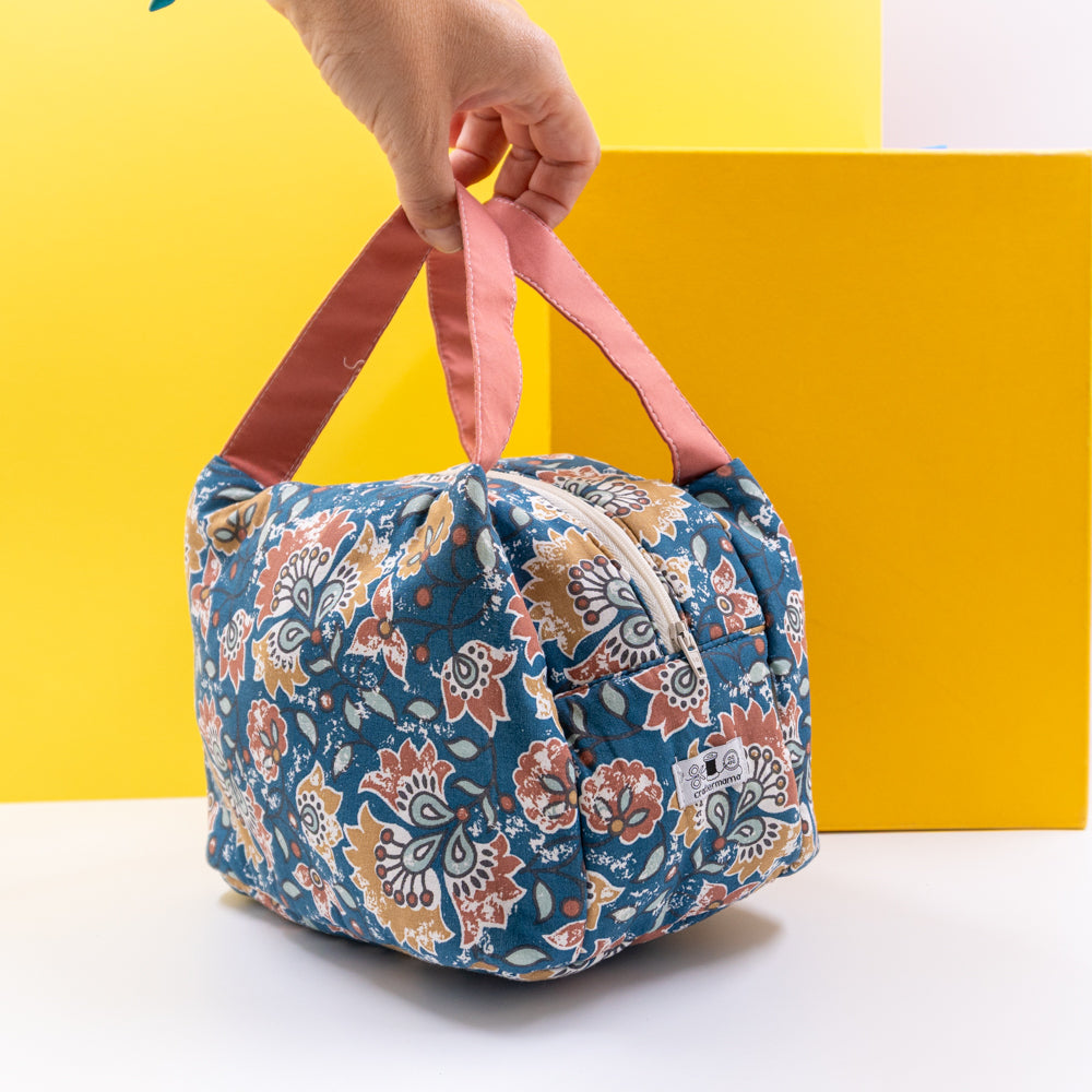 Τσαντάκι φαγητού με χερούλια και φερμουάρ