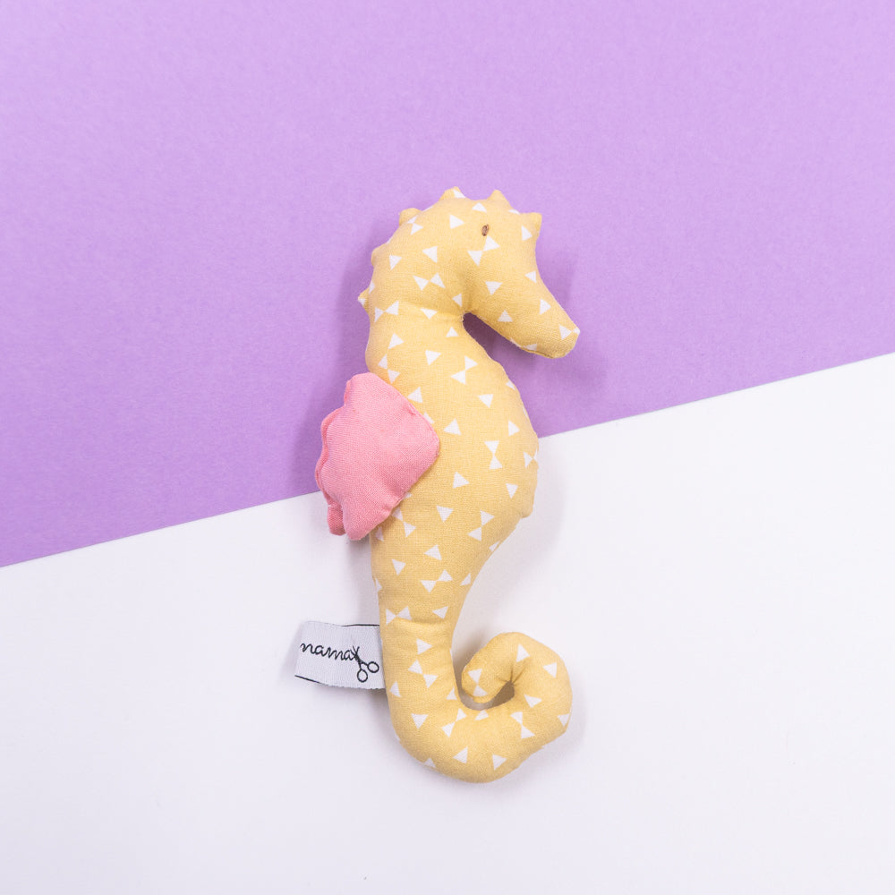 Ιππόκαμπος μαλακό παιχνίδι- κουδουνίστρα