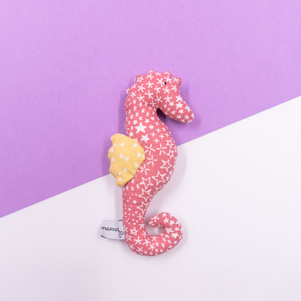 Ιππόκαμπος μαλακό παιχνίδι- κουδουνίστρα